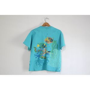 Vintage Shirts - Vintage Tropical Fish T Shirt Vintage Shirts - Vintage Tropical Fish T Shirt